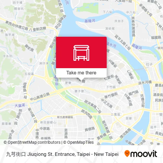 九芎街口 Jiuqiong St. Entrance map