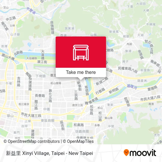 新益里 Xinyi Village map