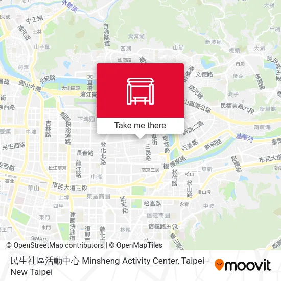 民生社區活動中心 Minsheng Activity Center map
