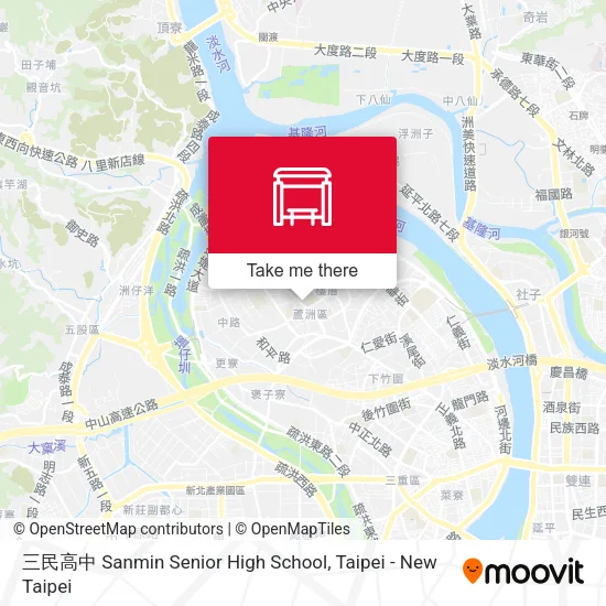 三民高中 Sanmin Senior High School地圖