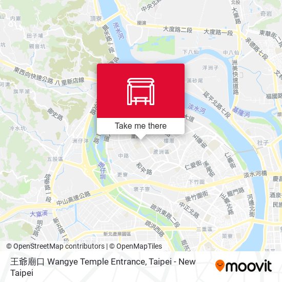 王爺廟口 Wangye Temple Entrance map