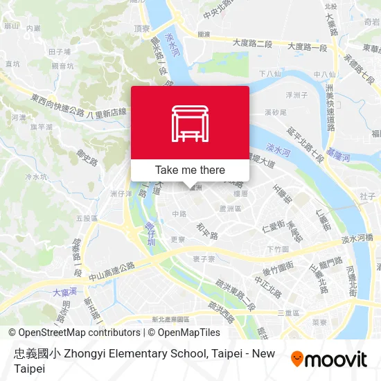 忠義國小 Zhongyi Elementary School地圖