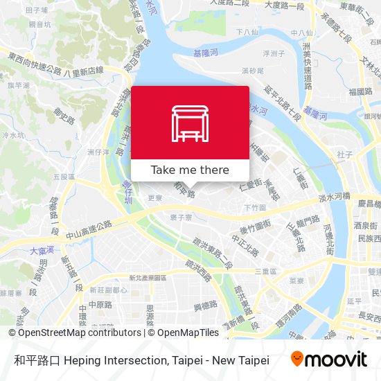 和平路口 Heping Intersection map