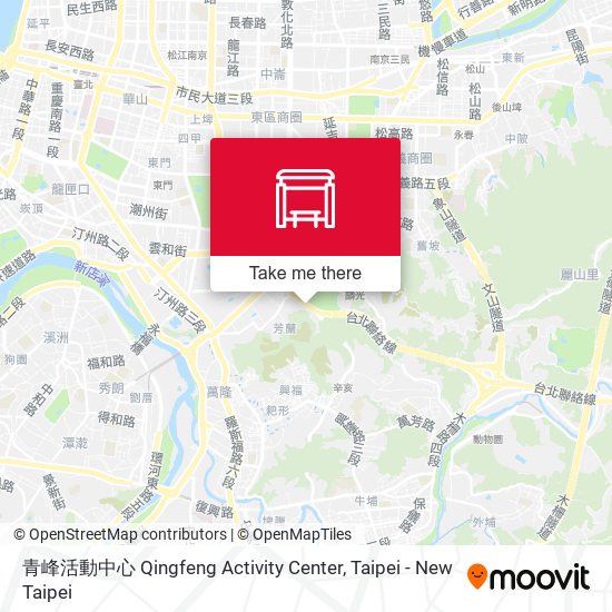 青峰活動中心 Qingfeng Activity Center地圖