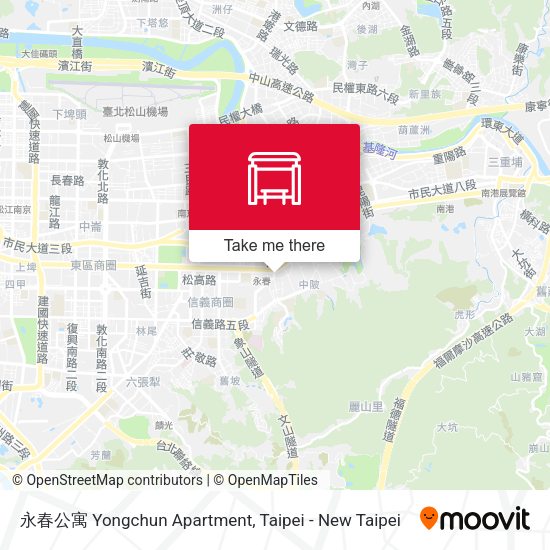 永春公寓 Yongchun Apartment map