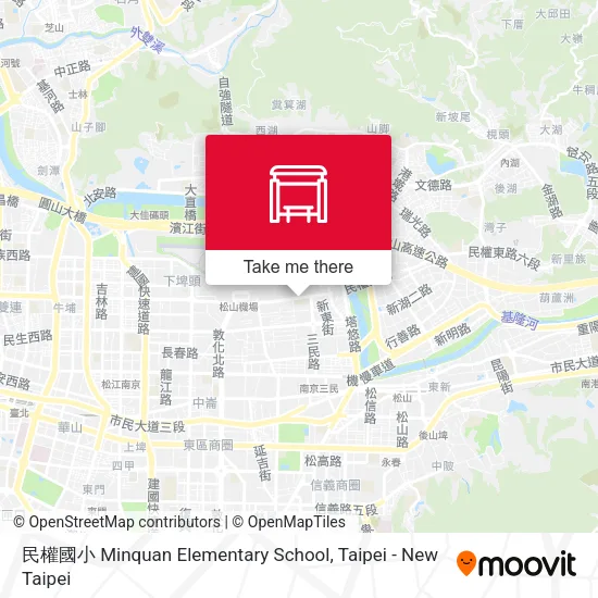 民權國小 Minquan Elementary School map
