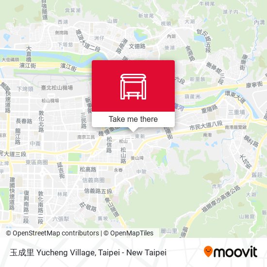 玉成里 Yucheng Village map