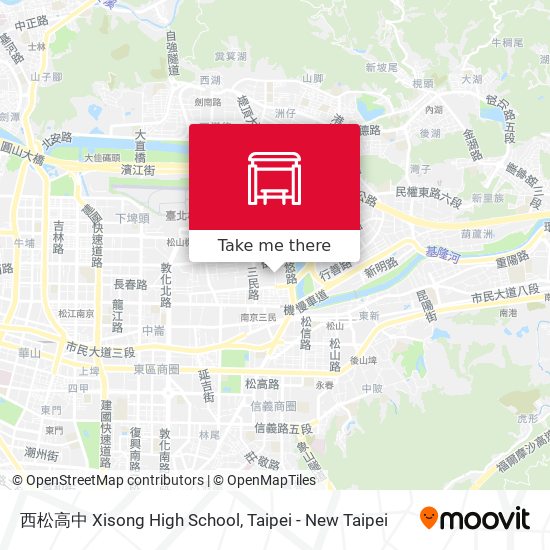西松高中 Xisong High School map