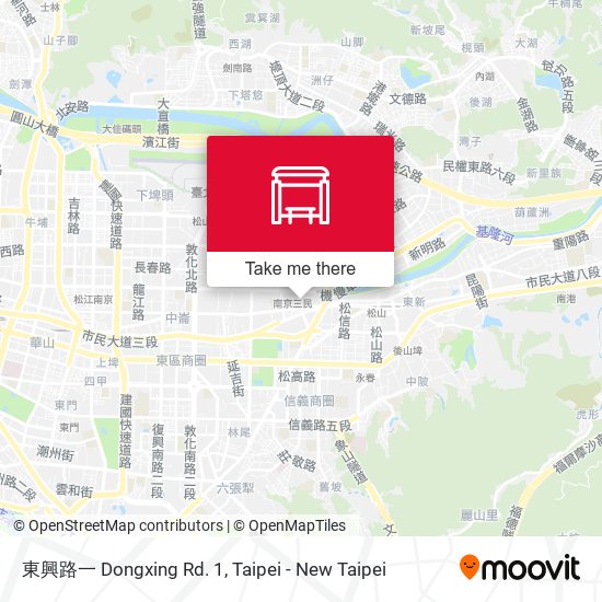 東興路一 Dongxing Rd. 1 map
