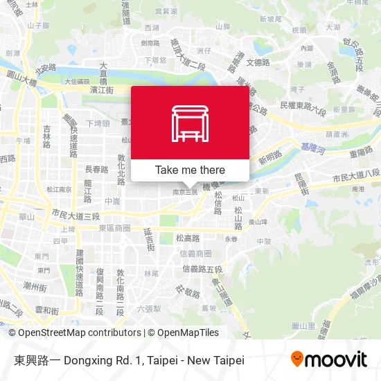 東興路一 Dongxing Rd. 1 map