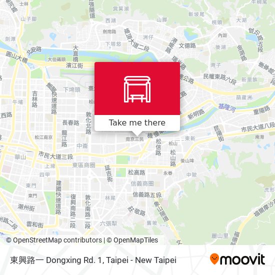 東興路一 Dongxing Rd. 1 map