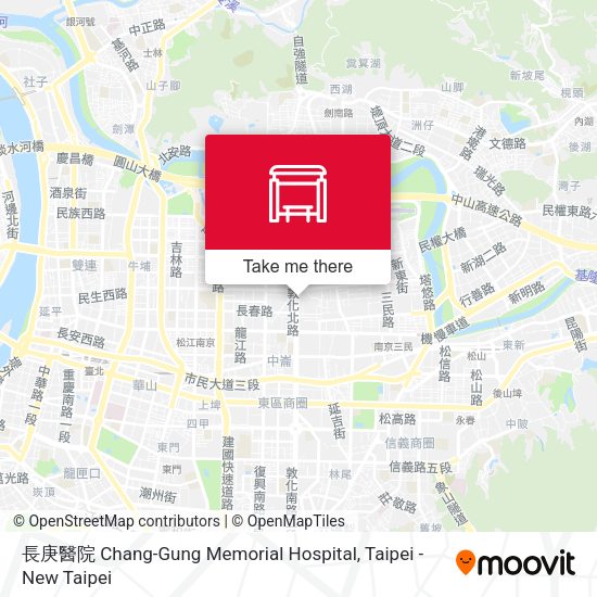 長庚醫院 Chang-Gung Memorial Hospital map