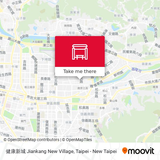 健康新城 Jiankang New Village map