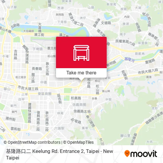 基隆路口二 Keelung Rd. Entrance 2 map