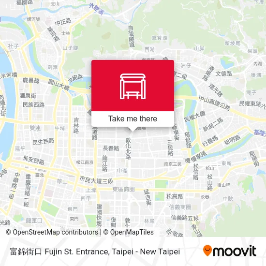 富錦街口 Fujin St. Entrance地圖