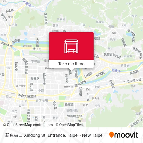 新東街口 Xindong St. Entrance map