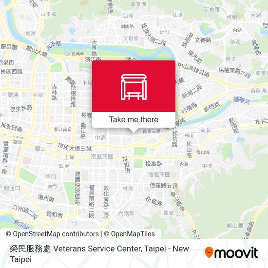 榮民服務處 Veterans Service Center map