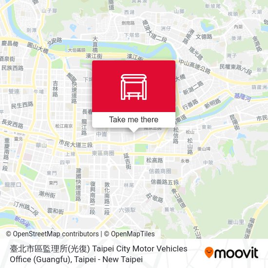 臺北市區監理所(光復) Taipei City Motor Vehicles Office (Guangfu) map