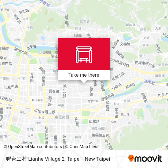 聯合二村 Lianhe Village 2 map