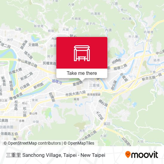三重里 Sanchong Village map