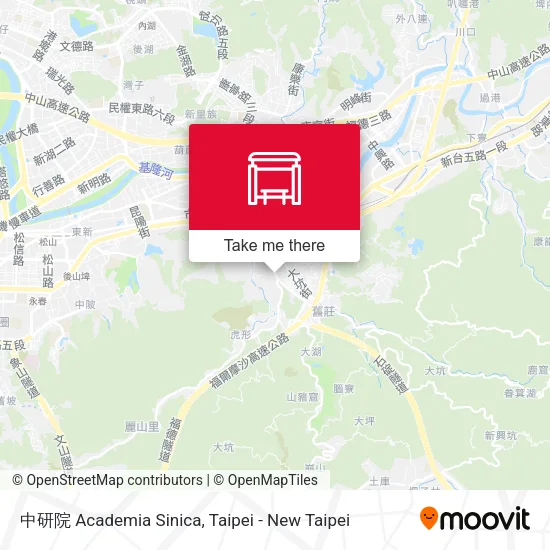 中研院 Academia Sinica地圖