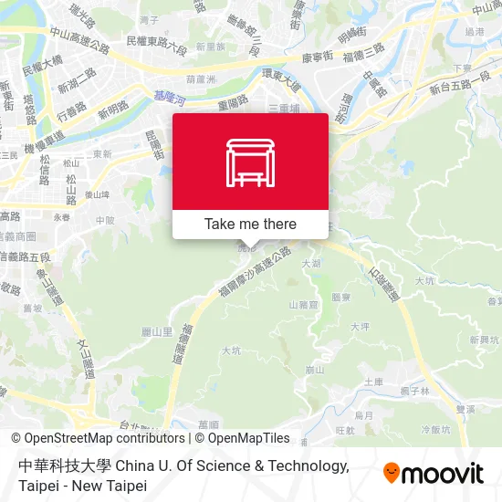 中華科技大學 China U. Of Science & Technology map