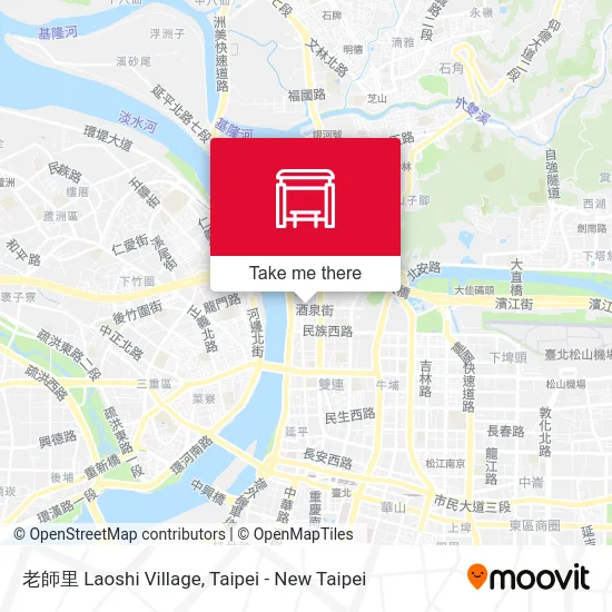 老師里 Laoshi Village map