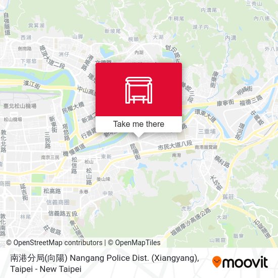 南港分局(向陽) Nangang Police Dist. (Xiangyang) map