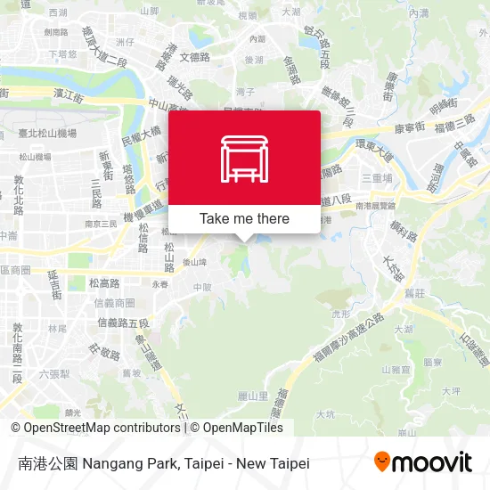 南港公園 Nangang Park map