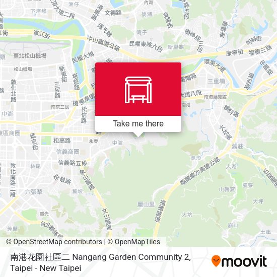 南港花園社區二 Nangang Garden Community 2 map