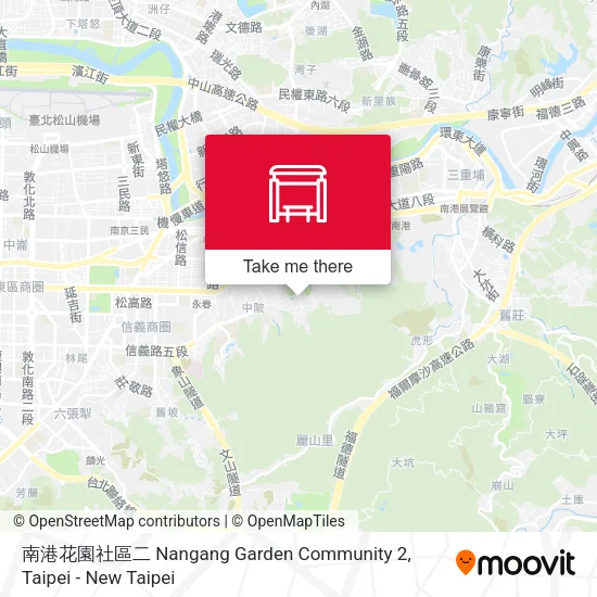南港花園社區二 Nangang Garden Community 2地圖