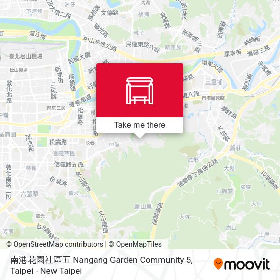 南港花園社區五 Nangang Garden Community 5地圖