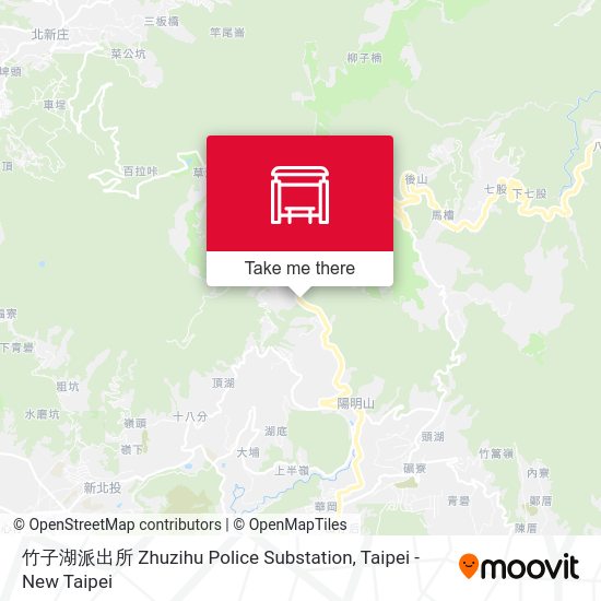 竹子湖派出所 Zhuzihu Police Substation map