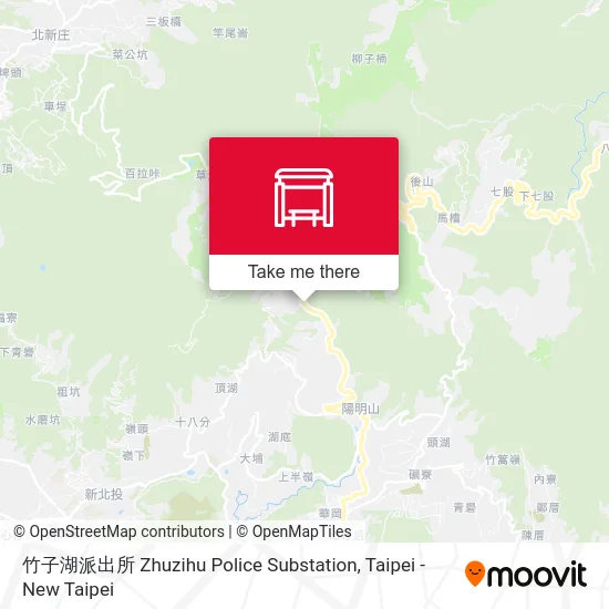 竹子湖派出所 Zhuzihu Police Substation map