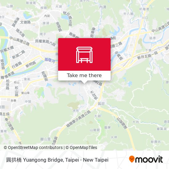 圓拱橋 Yuangong Bridge map