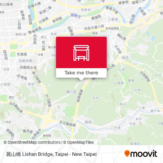 麗山橋 Lishan Bridge map