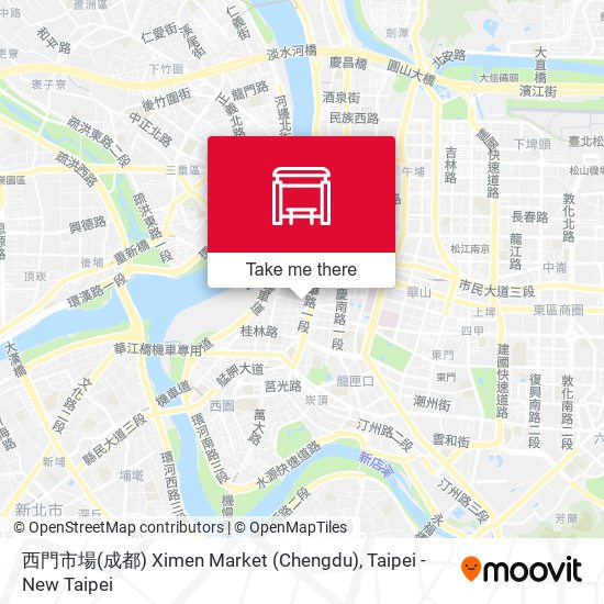 西門市場(成都) Ximen Market (Chengdu) map