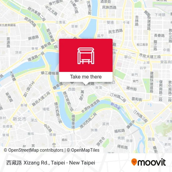 西藏路 Xizang Rd. map