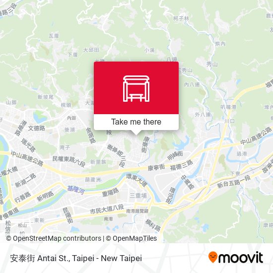 安泰街 Antai St.地圖