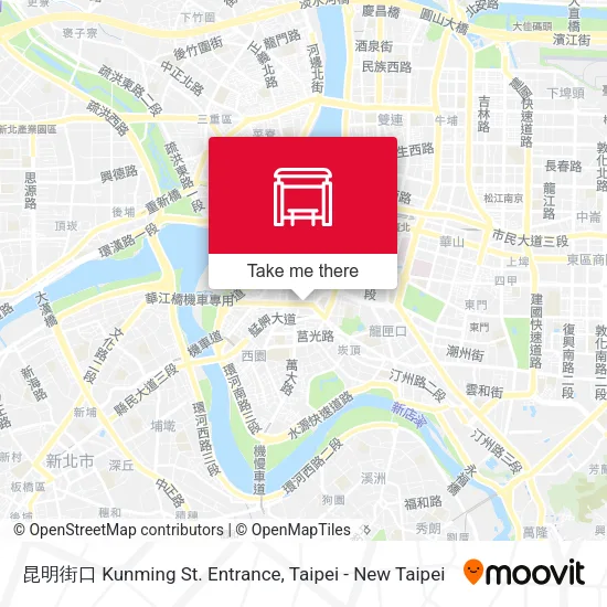 昆明街口 Kunming St. Entrance map