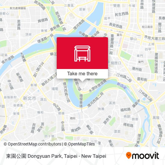 東園公園 Dongyuan Park map