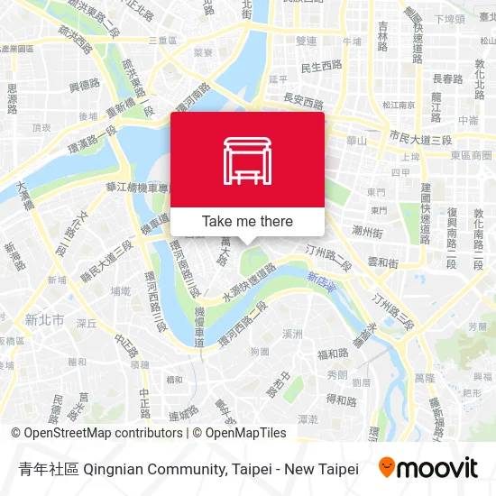 青年社區 Qingnian Community map