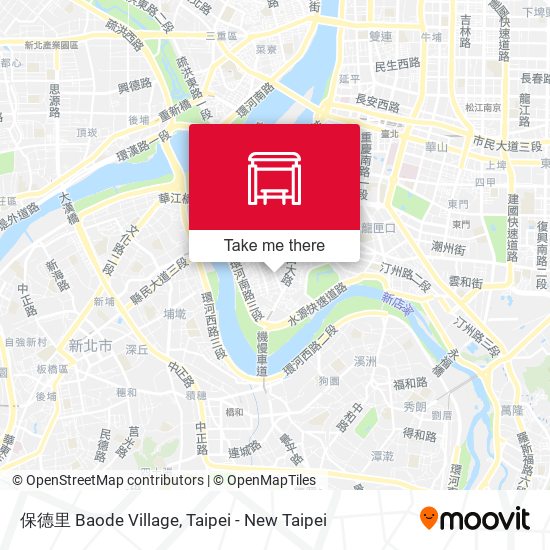 保德里 Baode Village map