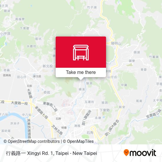 行義路一 Xingyi Rd. 1 map