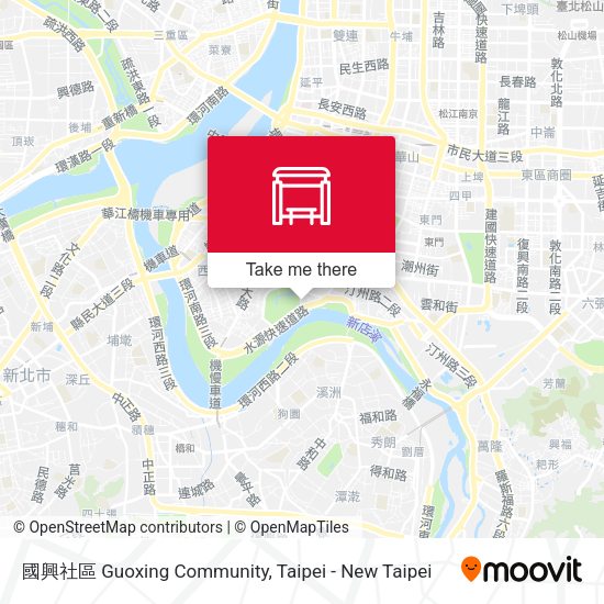 國興社區 Guoxing Community map