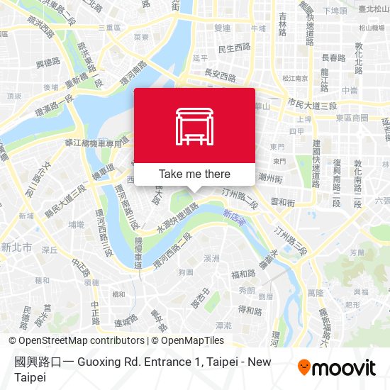 國興路口一 Guoxing Rd. Entrance 1 map