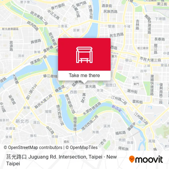 莒光路口 Juguang Rd. Intersection map