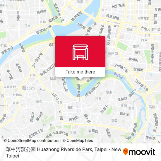 華中河濱公園 Huazhong Riverside Park map