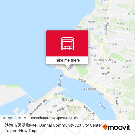 淡海市民活動中心 Danhai Community Activity Center map