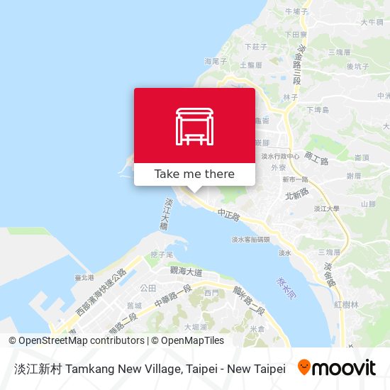 淡江新村 Tamkang New Village map